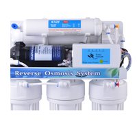 Sistema de Filtro de Agua de Ósmosis Inversa Eléctrico NW-RO50-B1 para Debajo del Fregadero, con Autolimpieza, para Uso Doméstico y Hotelero