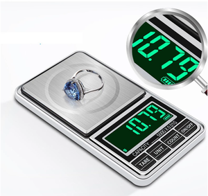 เครื่องชั่งดิจิตอลขนาดเล็กสำหรับเครื่องประดับเงินสเตอร์ลิงสีทองน้ำหนัก100ก.-600ก. ช่วง1กก. น้ำหนักแบตเตอรี่สมดุลอิเล็กทรอนิกส์สำหรับชั่งน้ำหนัก - Product Image 3