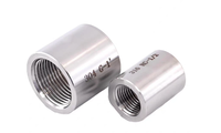 Raccord de tuyauterie femelle en acier inoxydable 304, soudage basse pression, norme DIN, usage industriel, couplage de tube, surface polie, huile, gaz