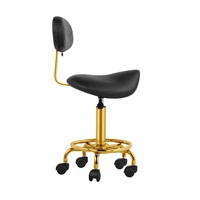 Selle hydraulique réglable en hauteur 360 chaise de tabouret roulant pour Salon de beauté Massage clinique dentaire tabouret de technicien de bureau à domicile