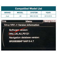Décodeur sans fil Android Auto Carplay pour écran d'origine du véhicule, mise à niveau non endommagée pour Audi A8 (2012-2018) avec MMI 3G+