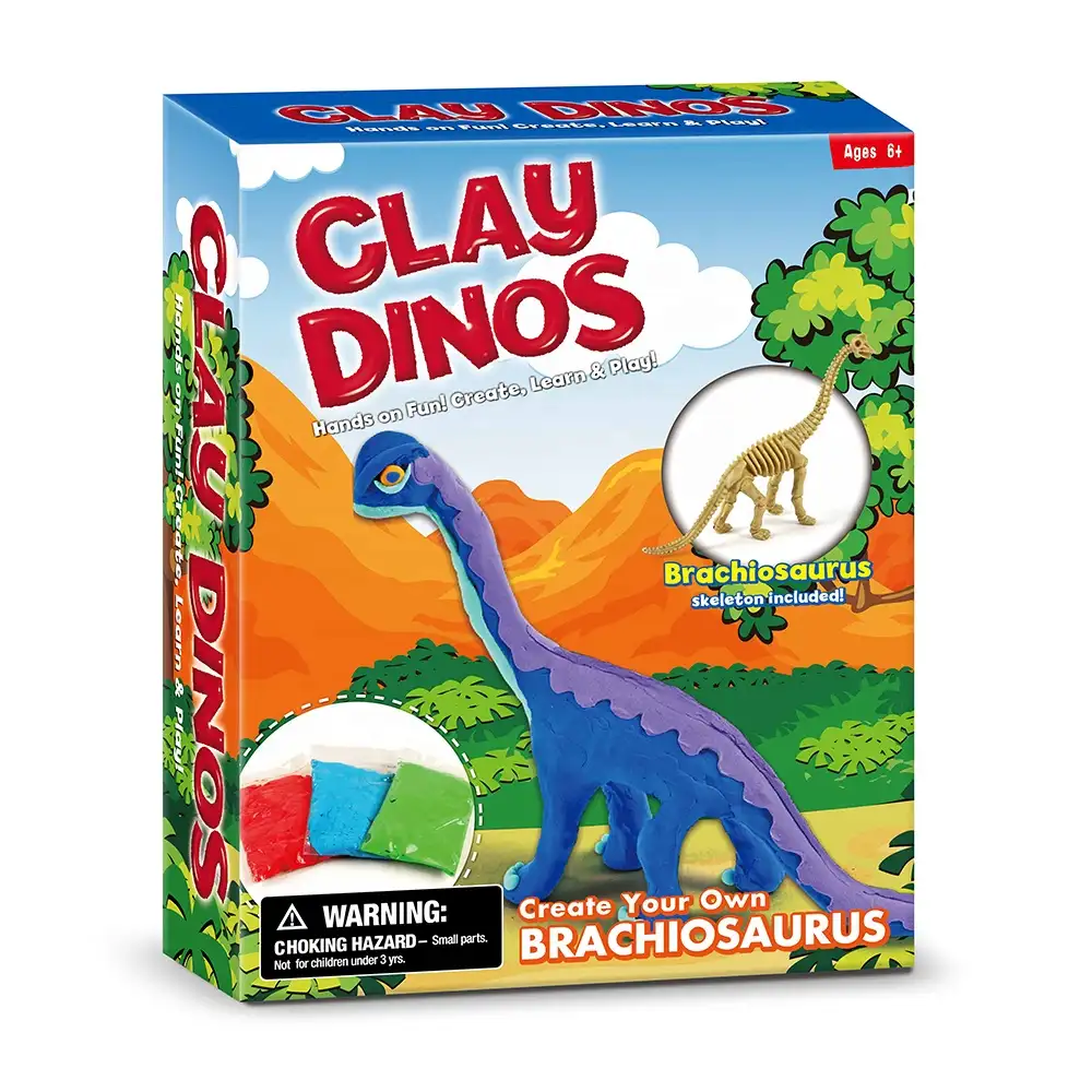 Peinture de dinosaure en argile, jouet éducatif, pour enfants, 1 pièce, bricolage, artisanat en plastique, jouets en argile, offre spéciale