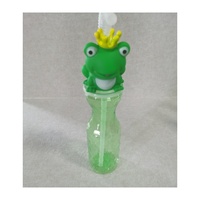 Gobelet jetable en plastique écologique de 16 oz avec logo personnalisé, gobelet à boisson en forme de grenouille prince de dessin animé, gobelet de jardin