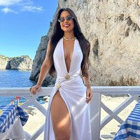 Dropshipping 2025 Bikini High Waist Biquini Zwempak Bodysuit Strandkleding Tweedelig Diep V Zwempak Sexy Dames Zwemkleding