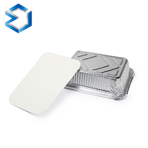 Boîtes en aluminium de 1,5LB 700ML bon AFC rectangulaire <span class=keywords><strong>jetable</strong></span> <span class=keywords><strong>four</strong></span> micro-ondes plateau <span class=keywords><strong>plat</strong></span> pour restaurant utilisation cuisson conviviale - Product Image 2