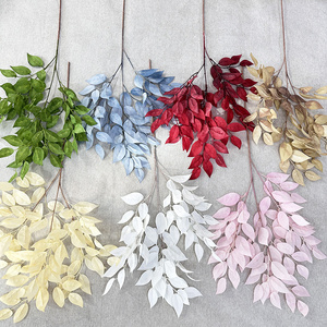 Nuovi eventi di arrivo appeso fiori di nozze verde seta foglie artificiali per la decorazione - Product Image 4