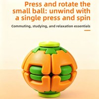 CHXU Novacross Gyroscope anti-stress en plastique imprimé en 3D à presser et à tourner, Jouets de doigt fantaisie pour Halloween