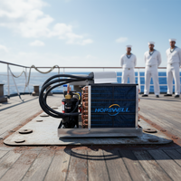 Climatiseur central marin HOPEWELL 115V/220V pour yacht, 3,5K-36K BTU, sur pied, qualité industrielle
