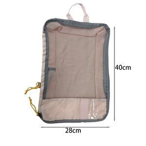 6点セット トラベルオーガナイザー パッキングキューブ＆圧縮バッグ（ナイロン製） 効率的なパッキングと整理に - Product Image 6