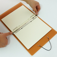 Carnet à spirales transparent en PP pour les élèves