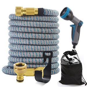 Manguera de jardín expandible con boquilla de pulverización, manguera de agua de alta presión de 50 pies para lavado de autos y uso en jardinería - Product Image 3