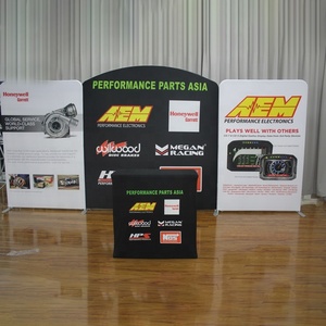 Portable Foldable Aluminum Tube Trade Show Display Stand 10 X 20 Booth Exhibition <strong>Removable</strong> Eco-Friendly Light <strong>Box</strong> - Product Image 2