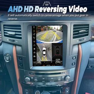 Reproductor de DVD para Auto Android 13 de 10.4 Pulgadas y 128 GB con Navegación GPS, Pantalla Táctil Vertical Universal para Lexus LX570 LX 570 2007-2015 - Product Image 5
