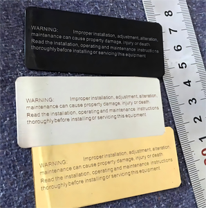 맞춤형 금속 명판 및 식별 라벨-알루미늄/스테인레스 스틸 CNC 가공 및 레이저 조각 에칭 - Product Image 3