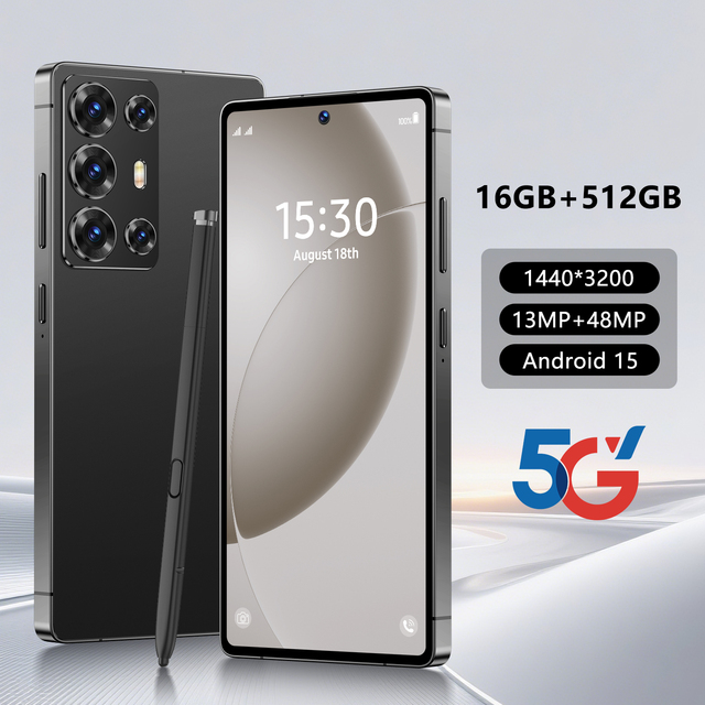 Gift S26 Ultra 16GB 1TB RoHS Compliant 5G Smartphone Android 15 Snapdragon 8 Gen 4 10 Core 8000mAh Educational Learning Global