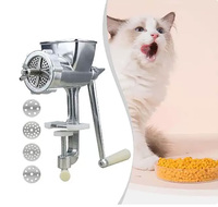 Machine à granulés d'aliments pour animaux de compagnie légère et manuelle, petite machine à granulés pour usage domestique, pour aliments pour poissons, volailles, lapins