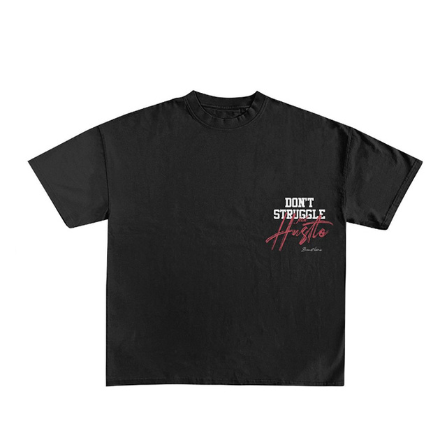 260 GSM Cotton Oversize T-shirts for Men New Design Digital Printing Logo Street Wear Style