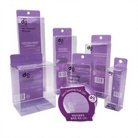 Boîte en plastique PET transparente rectangulaire jetable personnalisée avec impression UV pour l'emballage alimentaire et les cadeaux