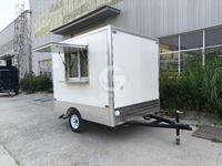 Remorque alimentaire mobile ETO de 8 pieds, chariot à crème glacée pour la vente de restauration rapide aux États-Unis