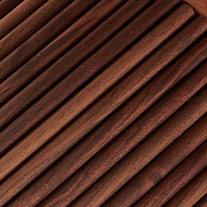 DB Modern Farmhouse Table à manger ronde de 47 pouces pour 4 plateaux en placage de bois de noyer Style design rustique pour la cuisine - Product Image 3