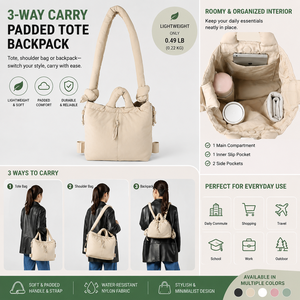 Bolso de Hombro Impermeable, Multibolsillos, Plegable, Portátil, Dos en Uno, Personalizado para Mascotas, Acolchado, Informal, Ligero, para Pasear Perros - Product Image 1