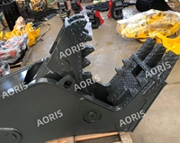 Concasseur hydraulique de béton AORIS à forte force de mastication, broyeur de démolition pour excavatrice de 9 à 16 tonnes