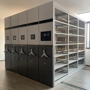 Étagères mobiles compactes pliables pour l'archivage des livres de la bibliothèque scolaire - Product Image 3