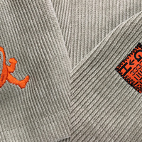 Pull ras du cou côtelé à logo brodé sur mesure Vente en gros 400 GSM Vintage Boxy Sweat-shirt ras du cou pour hommes