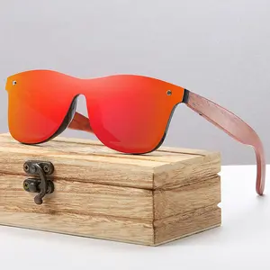 Helloworld nhãn hiệu riêng ray gafas de madera ban nhạc phân cực Unisex gỗ GỖ Kính mặt trời biểu tượng tùy chỉnh khung tre Kính mát cho phụ nữ