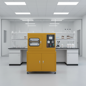 Presse de vulcanisation à plat de laboratoire, machine de vulcanisation à plat haute efficacité, équipement de moulage de caoutchouc, vulcaniseur plat - Product Image 4