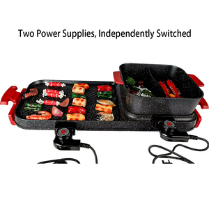 2026 Trending <b>Multifunctional</b> <b>Electric</b> <b>Grill</b> Pan Detachable Design Smokeless Barbecue Machine All In One Cooking Pot - Product Image 3