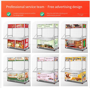 Chariot d'Entrepreneur Pliable pour Camping en Plein Air, Idéal pour les Chariots de Vente Ambulante et les Petites Entreprises - Product Image 5