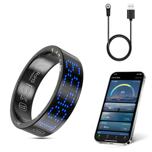 Offre Spéciale : Bague Intelligente K80 en Cuir Véritable avec Affichage, Comptage, Tournage de Page Tactile, Suivi du Sommeil, Fréquence Cardiaque et Oxygène Sanguin - Product Image 3