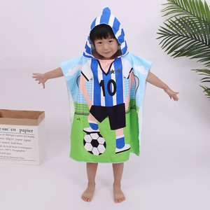 Poncho <span class=keywords><strong>de</strong></span> bain à capuche en microfibre pour tout-petits garçons maillots <span class=keywords><strong>de</strong></span> bain absorbants pour salle <span class=keywords><strong>de</strong></span> bain pour <span class=keywords><strong>piscine</strong></span>/plage/natation - Product Image 3