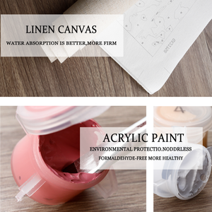Kit de peinture par numéros DIY, plusieurs tailles, art ligné fait main avec loupe, peinture comestible, peinture sous vide, bois <span class=keywords><strong>russe</strong></span> - Product Image 5
