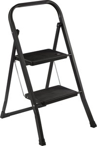 <span class=keywords><strong>Escabeau</strong></span> de cuisine pliable en bambou à 2 marches, design écologique pour le rangement intérieur, utilisation dans la salle de bain/salon - Product Image 2