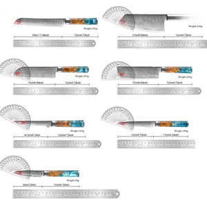 <b>kitchen</b> sharpness damascus steel chef's <b>knife</b> accessories set household slicing <b>knife</b> stainless steel cleaver <b>knife</b> messer set - Product Image 2