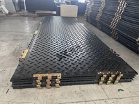 Plaques de protection temporaire du sol en HDPE recyclé, écologiques et résistantes au feu, avec services de découpe et de moulage