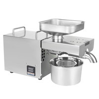 Pressoir automatique à huile en acier inoxydable K18, Machine de pressage à domicile/Commercial pour huile d'arachides