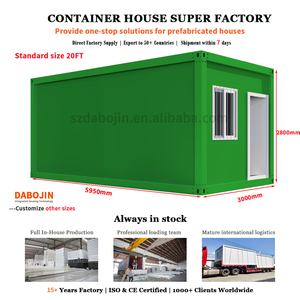 Maison de conteneur en panneaux sandwich en acier extensible de luxe de 40 pieds, 3 chambres, 2 salles de bain, villa préfabriquée mobile, design moderne, hôtel en plein air - Product Image 2