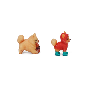 Mini Figuras de Animales, Adornos para el Hogar, Pomerania - Juguete para Niños, Regalo de Cumpleaños - Product Image 3