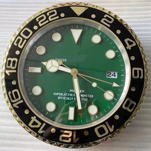 <span class=keywords><strong>Orologio</strong></span> da Parete di Lusso dal Design in Metallo con <span class=keywords><strong>Orologio</strong></span> da Polso Moderno Unico, <span class=keywords><strong>Orologio</strong></span> Analogico al Quarzo da Ufficio con Lente di Ingrandimento - Product Image 4