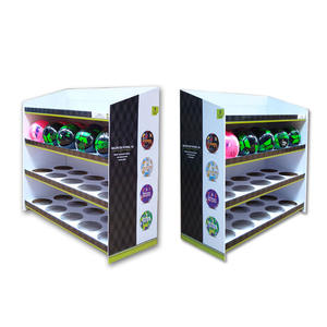 कस्टम नालीदार कार्डबोर्ड फ्रीस्टैंडिंग पोर्टेबल डिस्प्ले रैक-दुकानों के लिए आसान असेंबली मल्टी-शेल्फ विकल्प - Product Image 3