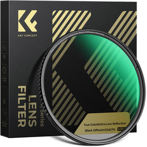 Filtro Polarizador Circular CPL y Difusor Negro 2 en 1 K&F Concept Nano-X, Impermeable y Antirrayas, <span class=keywords><strong>de</strong></span> 49-95 mm, 1/4 - Product Image 1