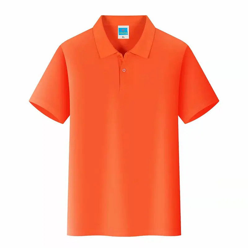 POLOシャツカスタム広告シャツラペル半袖Tシャツ刺繍プリントロゴ