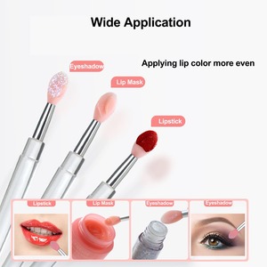<b>Silicone</b> Lip Brush Portable Lip Gloss Applicator Lipstick Eyeshadow Makeup Brush Beauty <b>Tool</b> - Product Image 4