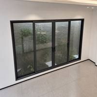 Fenêtre coulissante intérieure en aluminium démontable, cloison reconfigurable à double vitrage pour bureau flexible, salle de réunion, usine