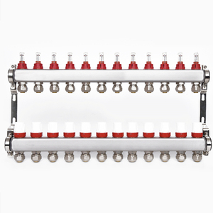 Avonflow hệ thống sưởi ấm dưới sàn 12 mạch đo lưu lượng thép không gỉ đa dạng cho sưởi ấm bức xạ và sưởi ấm hydronic - Product Image 1