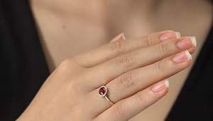 S925 bague <span class=keywords><strong>en</strong></span> argent Sterling marché diamant fiançailles bagues de mariage <span class=keywords><strong>or</strong></span> importé cristal mars bague de naissance pour les femmes - Product Image 6