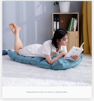 Fauteuil inclinable convertible en canapé-lit à un siège, dossier en éponge de tissu, tatami, pliable et réglable